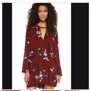 Free People Floral Tunic/Dress Sz S